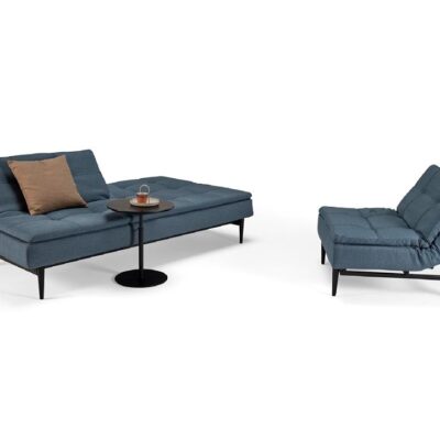 Dublexo chair with dark styletto leg - innovation living