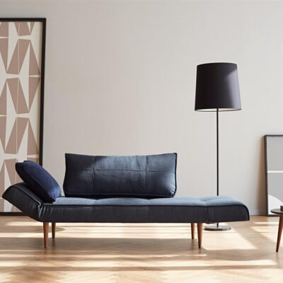 Zeal day bed with dark styletto leg - innovation living