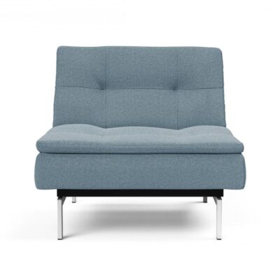 Dublexo chair with chrome leg - innovation living