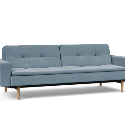 Dublexo king single sofa bed with  fabric arms - innovation living