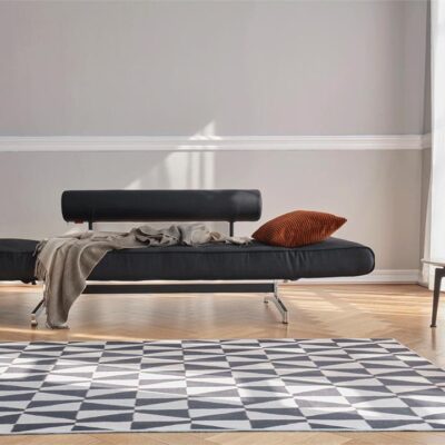 Ghia single sofa bed with chrome leg - innovation living