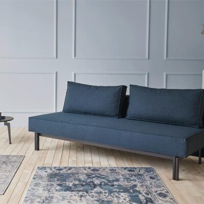 Sly sleek sofa bed black legs - innovation living
