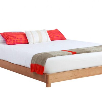 Rounded corner custom timber low bed base - discounted display model