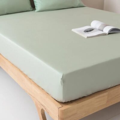 Linenly Bamboo Fitted Sheet Set - Sage, King