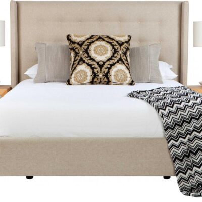 Matrix custom upholstered bed frame  discounted display model