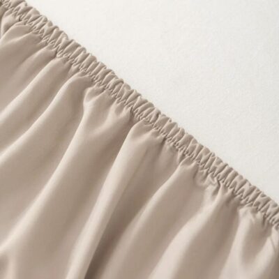 Linenly Bamboo Fitted Sheet - Taupe