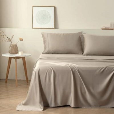 Linenly Bamboo Sheet Set - Taupe, King