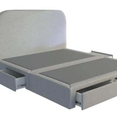 Seattle custom storage bed frame with choice of storage base