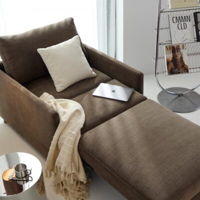 Neah 80 slim-arm single sofa bed - innovation living