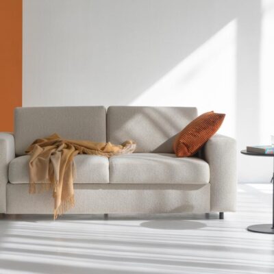 Skaga sofa bed with wide arms double sofa bed - innovation living