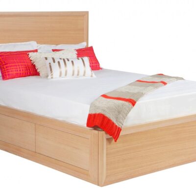 Clempton custom timber 4 drawers storage bed frame
