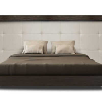 Harley custom upholstered wide timber frame bed head
