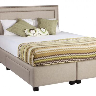 Emirates custom bed frame with choice of storage base