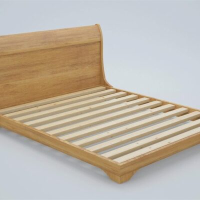 Sara sleigh custom timber bed frame