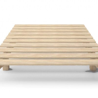 European custom floating timber bed base