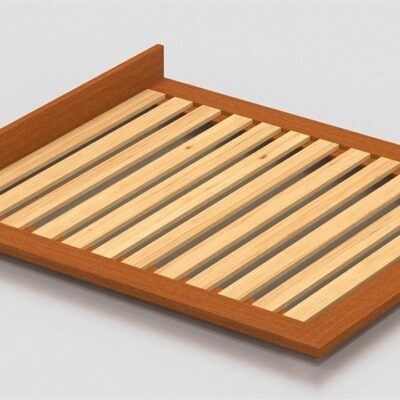 Vanessa custom timber low bed frame