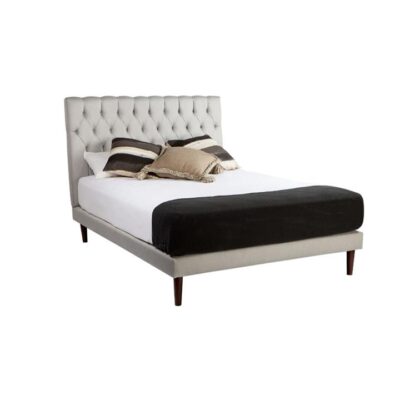 Pluto custom upholstered bed with choice of standard  base