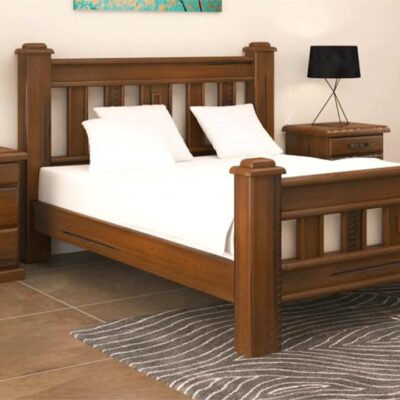 Jamaica solid pine timber bed frame