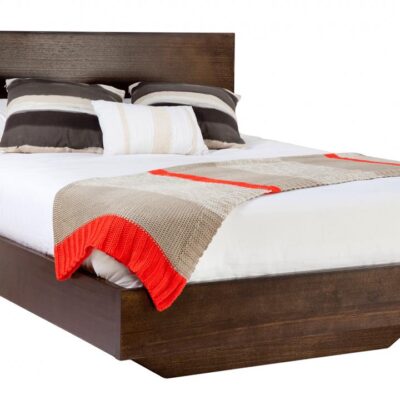 Bari custom timber bed frame with floating base