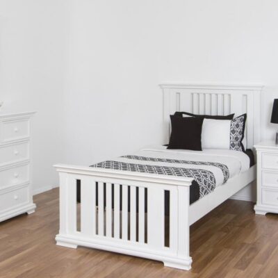 Ivy suite bedroom collection in snow – modern & stylish