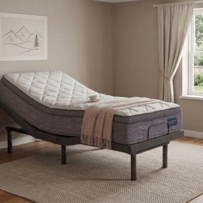 A.h. beard renew electric adjustable base with domino manchester mattress - ah beard